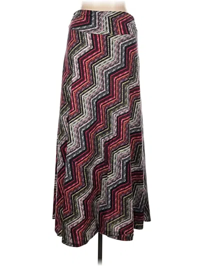 Pre-owned Renee C Casual Skirt In Burgundy