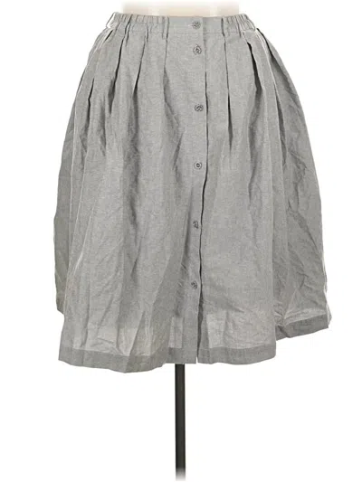 Pre-owned Renee C Casual Skirt In Gray