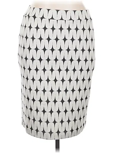 Pre-owned Renee C Casual Skirt In Ivory