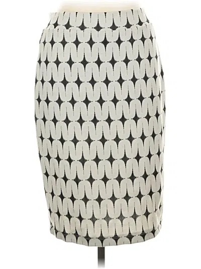 Pre-owned Renee C Casual Skirt In Ivory