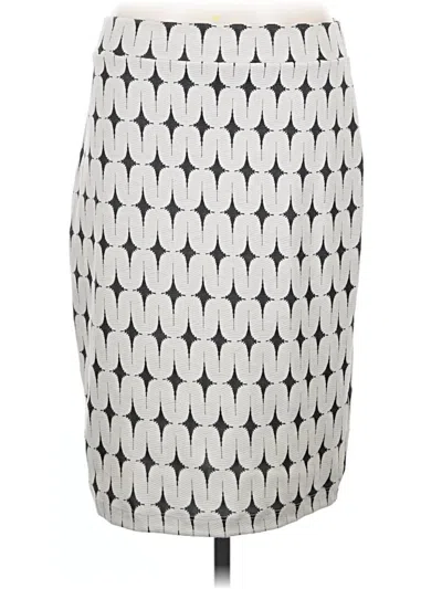Pre-owned Renee C Casual Skirt In Ivory