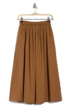 RENEE C RENEE C FLARED A-LINE MIDI SKIRT