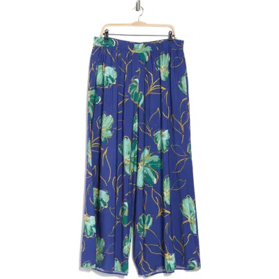 Renee C Floral Wide Leg Pants