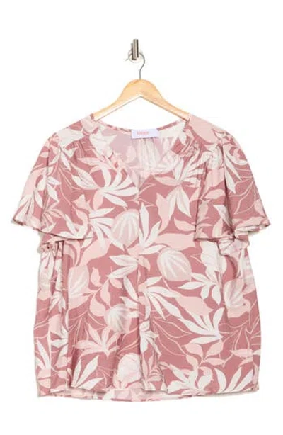 Renee C Flutter Sleeve Top