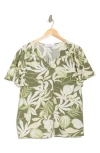 Renee C Flutter Sleeve Top