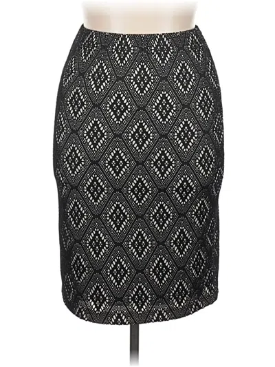 Pre-owned Renee C Formal Skirt In Black