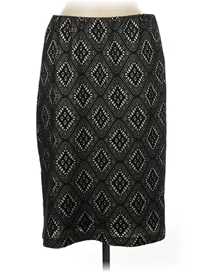 Pre-owned Renee C Formal Skirt In Black