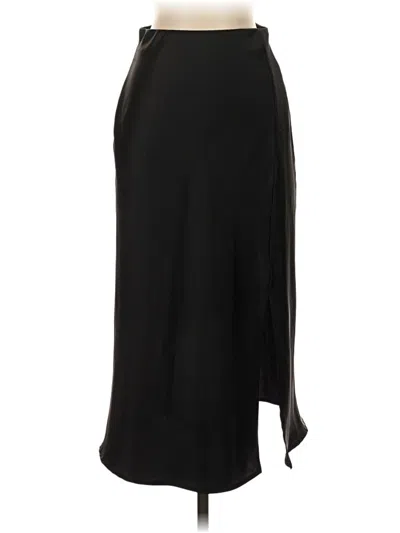 Pre-owned Renee C Formal Skirt In Black