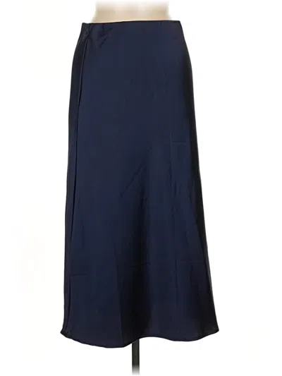 Pre-owned Renee C Formal Skirt In Blue