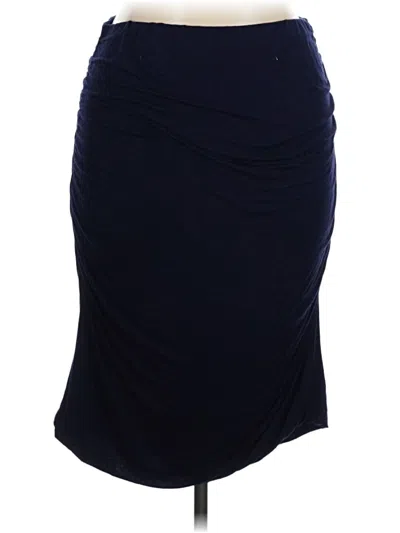 Pre-owned Renee C Formal Skirt In Blue