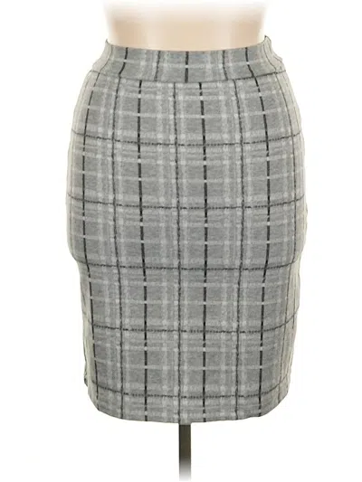 Pre-owned Renee C Formal Skirt In Gray