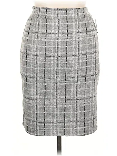 Renee C Formal Skirt In Gray