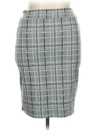 Pre-owned Renee C Formal Skirt In Gray