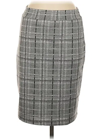 Pre-owned Renee C Formal Skirt In Gray