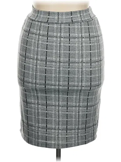 Pre-owned Renee C Formal Skirt In Gray