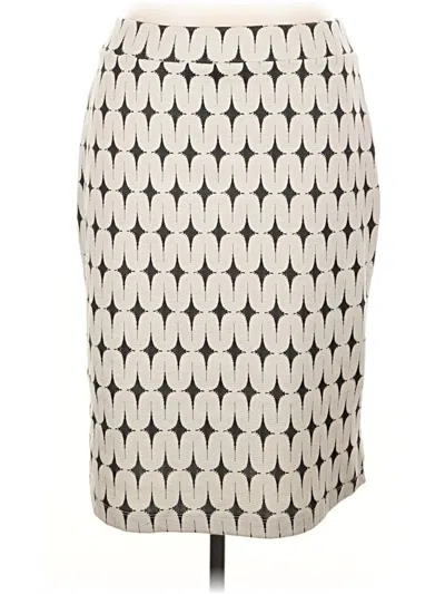 Pre-owned Renee C Formal Skirt In Ivory