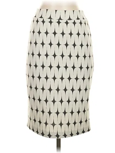 Pre-owned Renee C Formal Skirt In Ivory