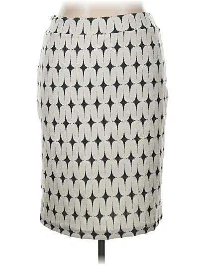 Pre-owned Renee C Formal Skirt In Ivory