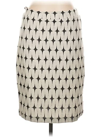 Pre-owned Renee C Formal Skirt In Ivory