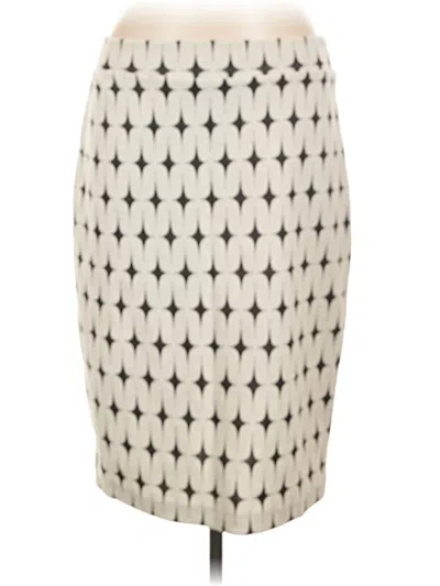 Pre-owned Renee C Formal Skirt In Ivory