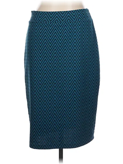 Pre-owned Renee C Formal Skirt In Teal