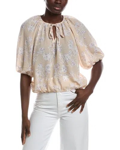 Renee C Long Sleeve Top In Neutral