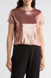Renee C Metallic Crewneck T-shirt