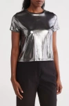 Renee C Metallic Crewneck T-shirt