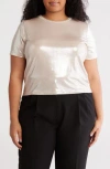 Renee C Metallic Crewneck T-shirt