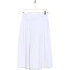 Renee C Pleated Midi Skirt In Ivory