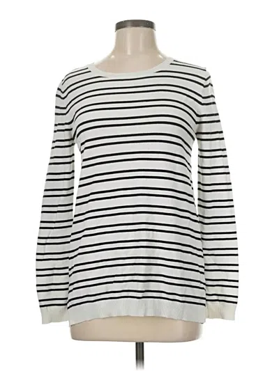 Pre-owned Renee C Pullover Sweater In White