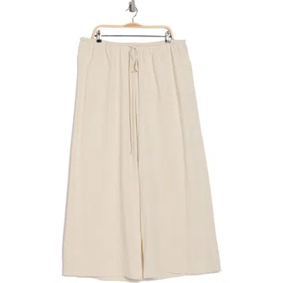 Renee C Relaxed Wide Leg Pants In Linen