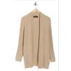 Renee C Rib Knit Sweater Cardigan In Blue
