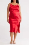 Renee C Satin Slipdress