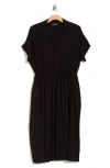 Renee C Short Sleeve Dress In Black
