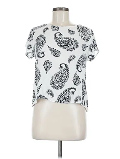 Pre-owned Renee C Short Sleeve T-shirt In Silver