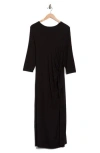 Renee C Side Knot Dress In Black