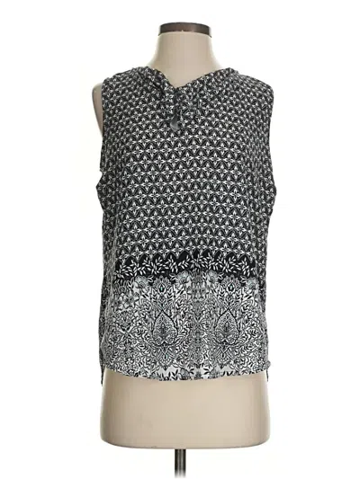 Pre-owned Renee C Sleeveless Blouse In Black