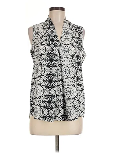 Pre-owned Renee C Sleeveless Blouse In Black