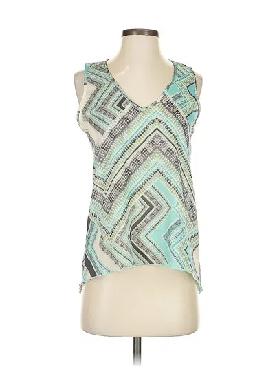 Pre-owned Renee C Sleeveless Blouse In Blue