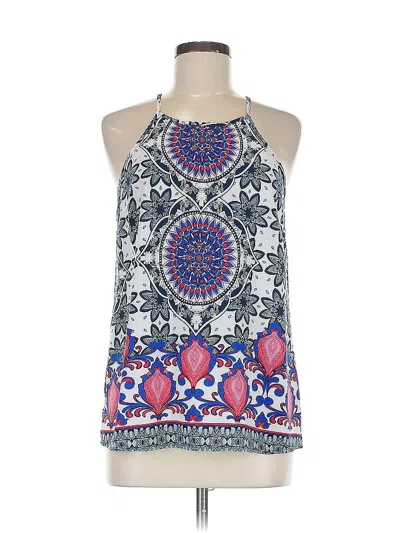 Pre-owned Renee C Sleeveless Blouse In Blue
