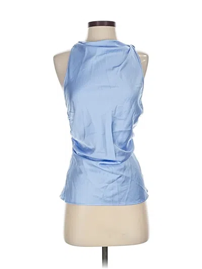 Pre-owned Renee C Sleeveless Blouse In Blue