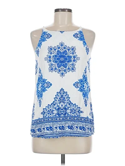 Pre-owned Renee C Sleeveless Blouse In Blue