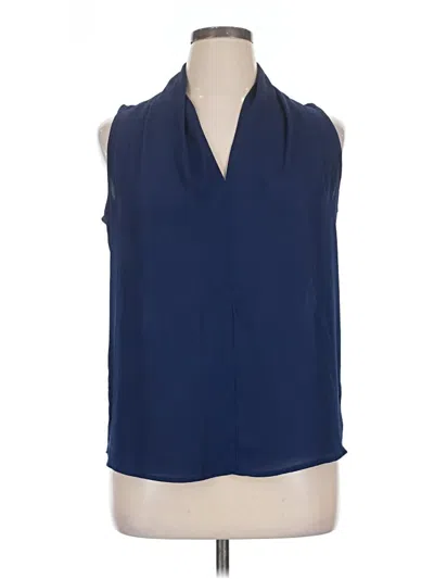 Pre-owned Renee C Sleeveless Blouse In Blue