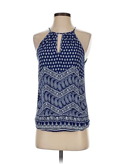 Pre-owned Renee C Sleeveless Blouse In Blue