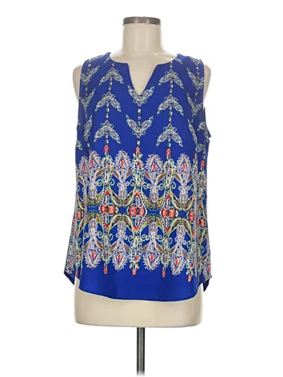 Pre-owned Renee C Sleeveless Blouse In Blue