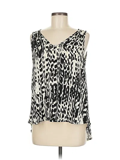 Pre-owned Renee C Sleeveless Blouse In Ivory