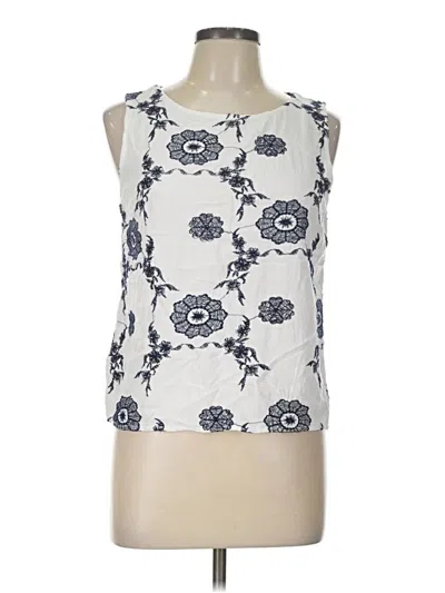 Pre-owned Renee C Sleeveless Blouse In Ivory