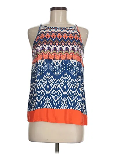 Pre-owned Renee C Sleeveless Blouse In Orange