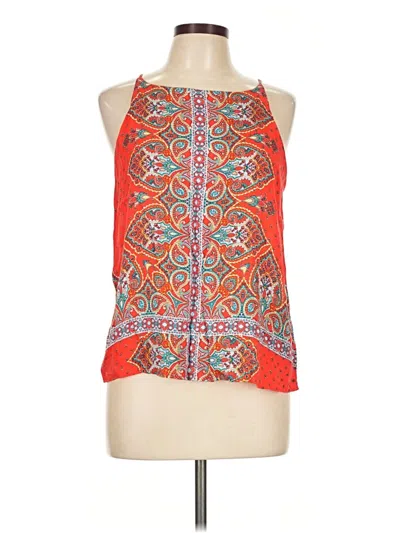 Pre-owned Renee C Sleeveless Blouse In Orange